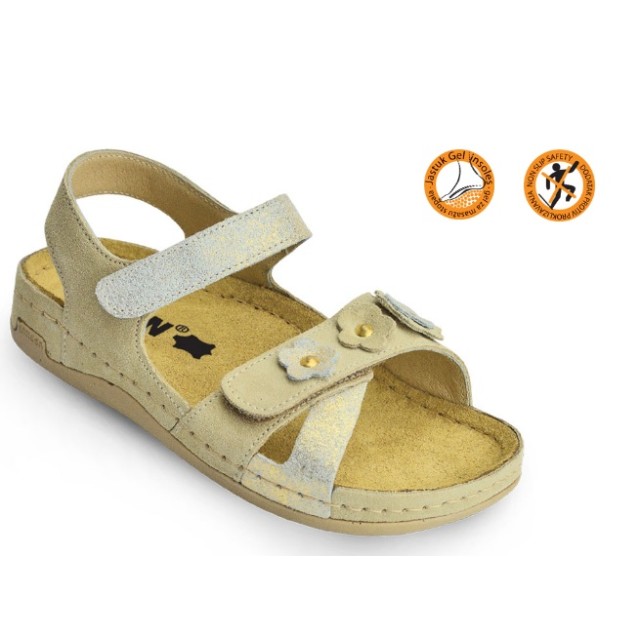 LEON DEČIJE SANDALE 806 ZLATNA